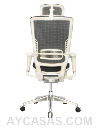 Silla Japón Presidente Marco Beige – Tapizado Negro - Imagen 4