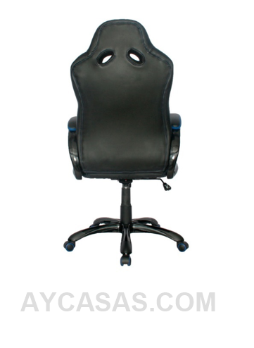 Silla Ferrari Gerente Detalles En Azul/ Cuero Sintético - Imagen 4