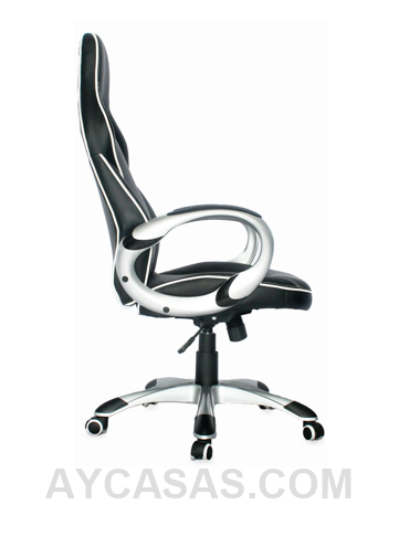Silla Mc Laren Gerente Detalles En Beige / Cuero Sintético - Imagen 3