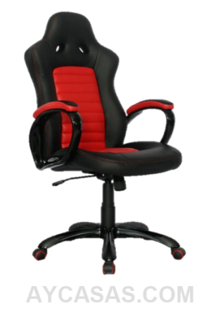 Silla Ferrari Gerente Detalles En Rojo / Cuero Sintético