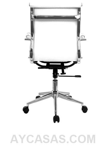 Silla Bruselas Blanca Gerente / Cuero Sintético - Imagen 4