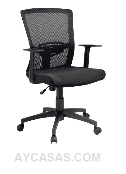 Silla Kyoto Gerente / Asiento En Paño Y Espalda En Malla