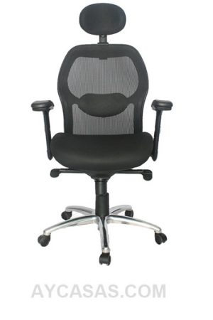 Silla Monaco Presidente / Asiento En Paño Y Espalda En Malla