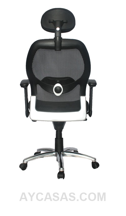 Silla Monaco Presidente / Asiento En Paño Y Espalda En Malla - Imagen 4