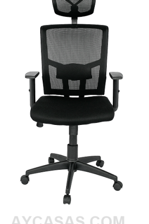 Silla Estambul Presidente / Asiento En Paño Y Espalda En Malla Base Nylon
