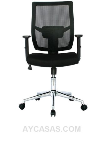 Silla Hawai Gerente / Asiento En Paño Y Espalda En Malla Mecanismo Basculante