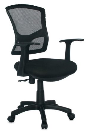 Silla Amsterdam Operativa / Asiento En Paño Y Espalda En Malla