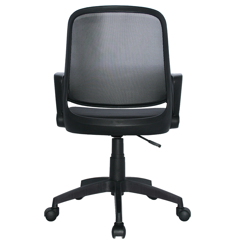Silla Birmania marco Negro Operativa / Asiento En Paño y Espalda En Malla Base Nylon - Imagen 4